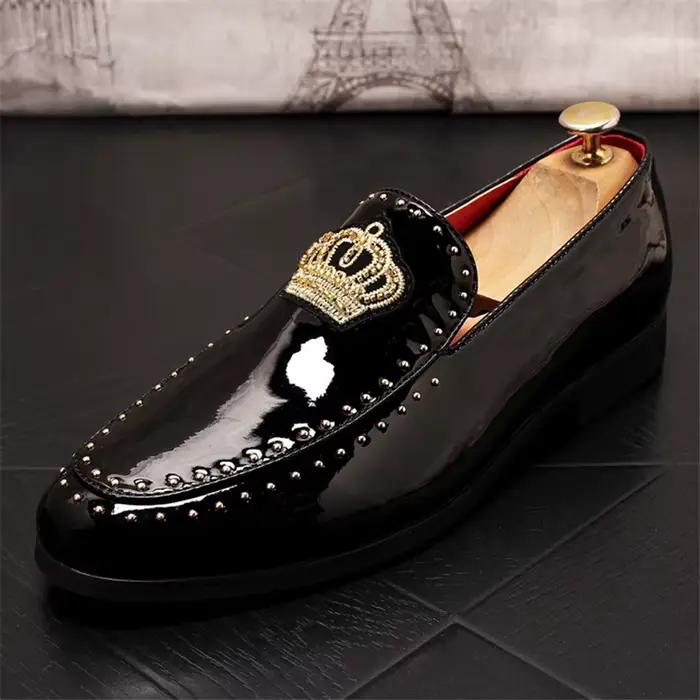 Mocassins en cuir pour hommes