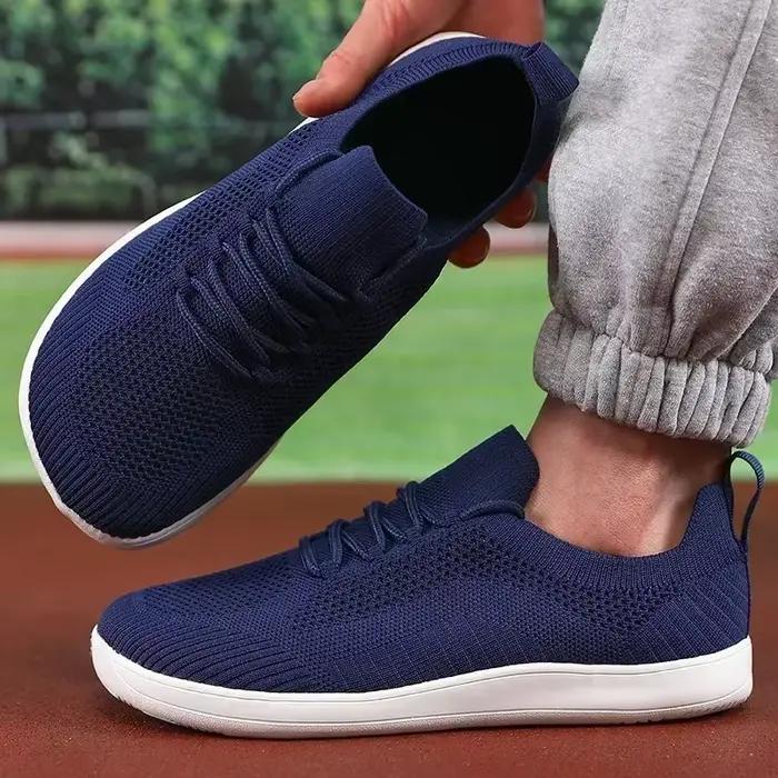 Chaussures pieds nus à bout large pour hommes