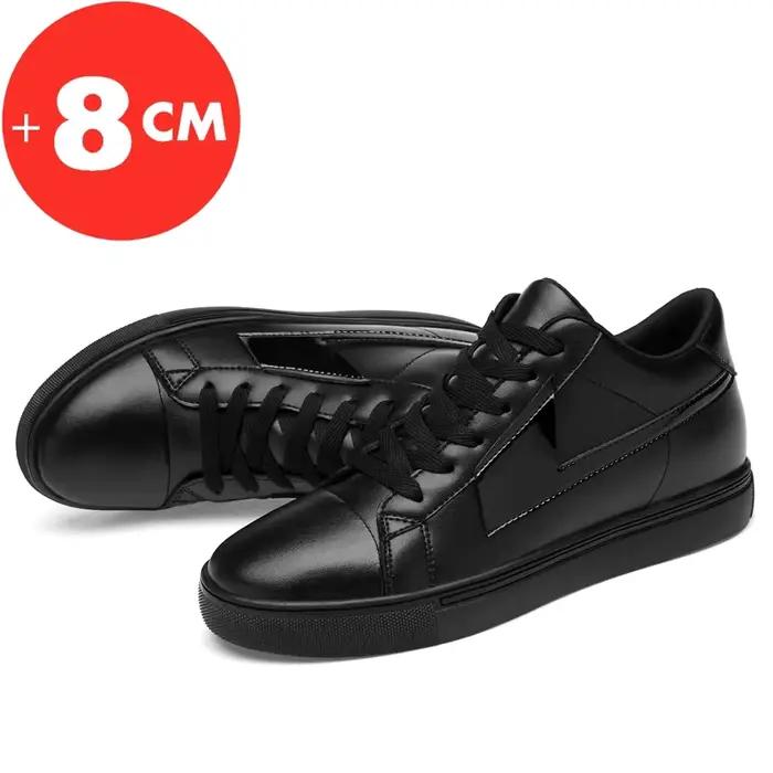 Baskets en cuir véritable pour hommes