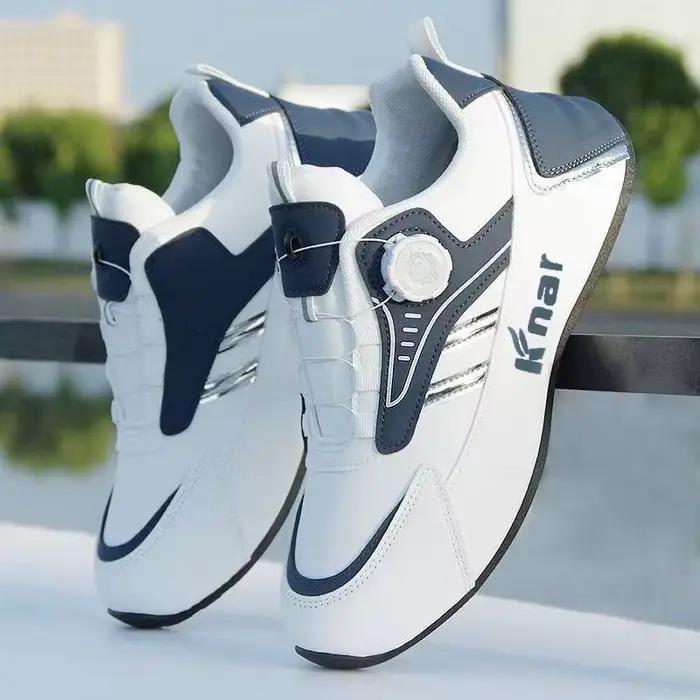 Chaussures de sport décontractées pour hommes avec boucle rotative – Semelles confortables