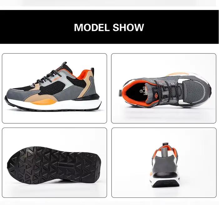 WOUDHONY – chaussures de sécurité légères et respirantes pour hommes