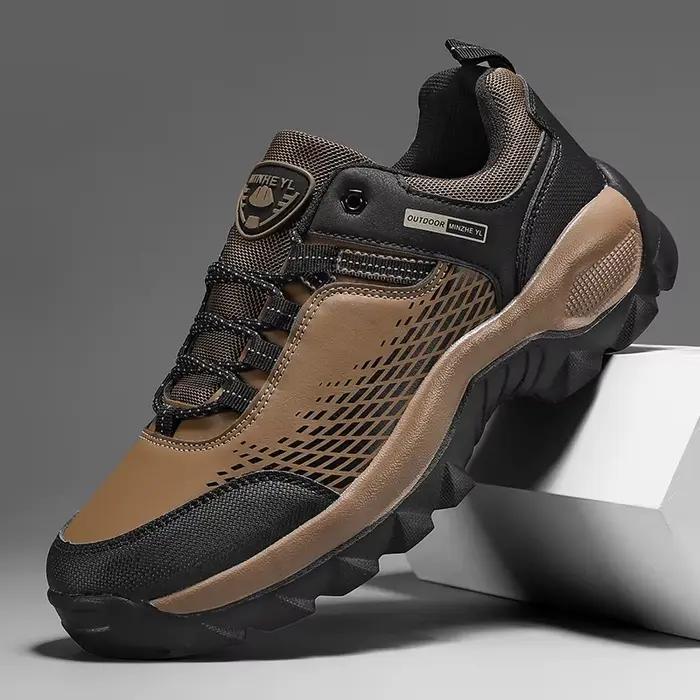 Chaussures de randonnée homme CC Chengta imperméables en cuir confortables pour randonnée chasse et camping activités outdoor