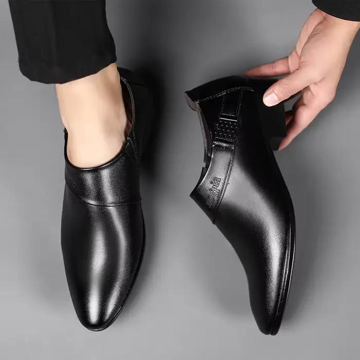 Oxfords chaussures en cuir pour hommes de luxe
