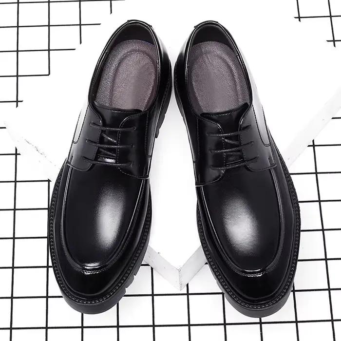Hommes chaussures mode 8-10 cm hauteur augmentant chaussure automne à l'intérieur