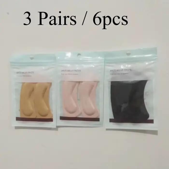 3 paires de coussinets de talon pour chaussures trop grandes