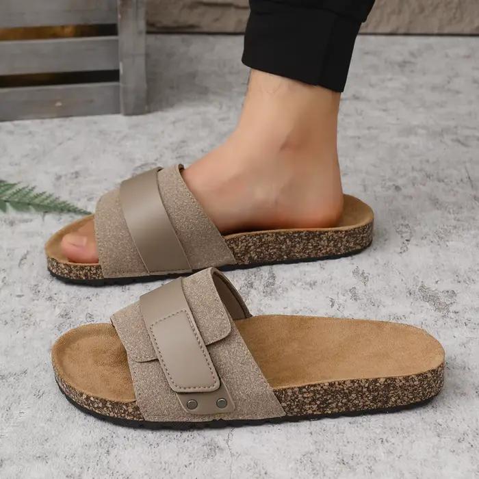 Sandales à une sangle pour hommes : sandales à enfiler imperméables