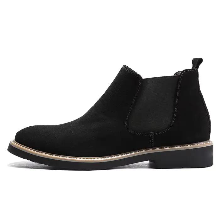 Bottes de rinçage décontractées pour hommes en cuir suédé de vache, ajustement parfait, confort et élégance pour les saisons printemps et automne, disponibles en plusieurs couleurs et tailles