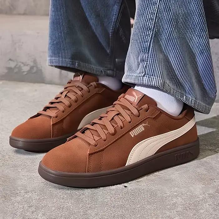 PUMA Sneaker décontractée rétro en daim, semelles souples, durable, idéale pour la ville, chaussures de sport simples à tige basse 390984-35