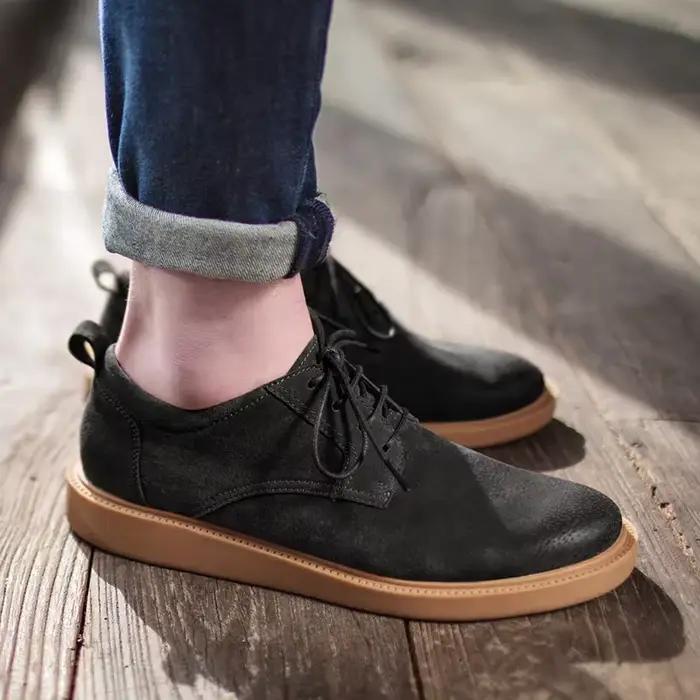 Chaussures brunes de style britannique Maden
