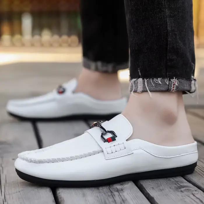 Chaussures décontractées sans talon pour hommes - Style rétro
