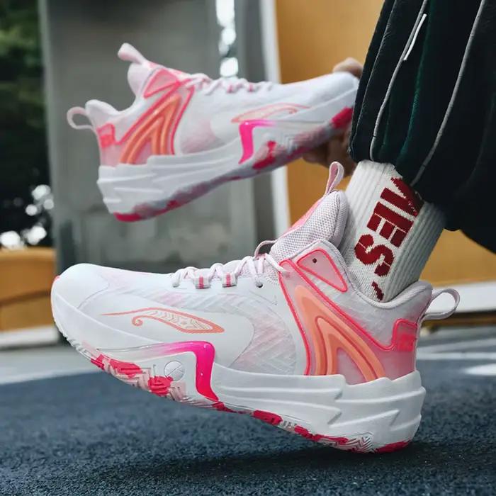 Chaussures de basketball 2026 pour hommes – Baskets de sport montantes respirantes avec amorti pour l'extérieur
