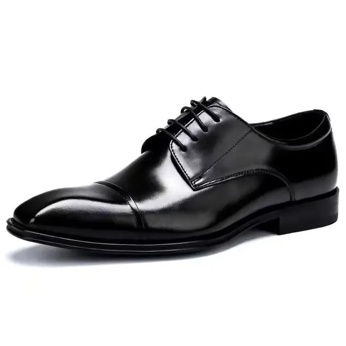 Mocassins Oxford italiens en cuir élégant pour hommes