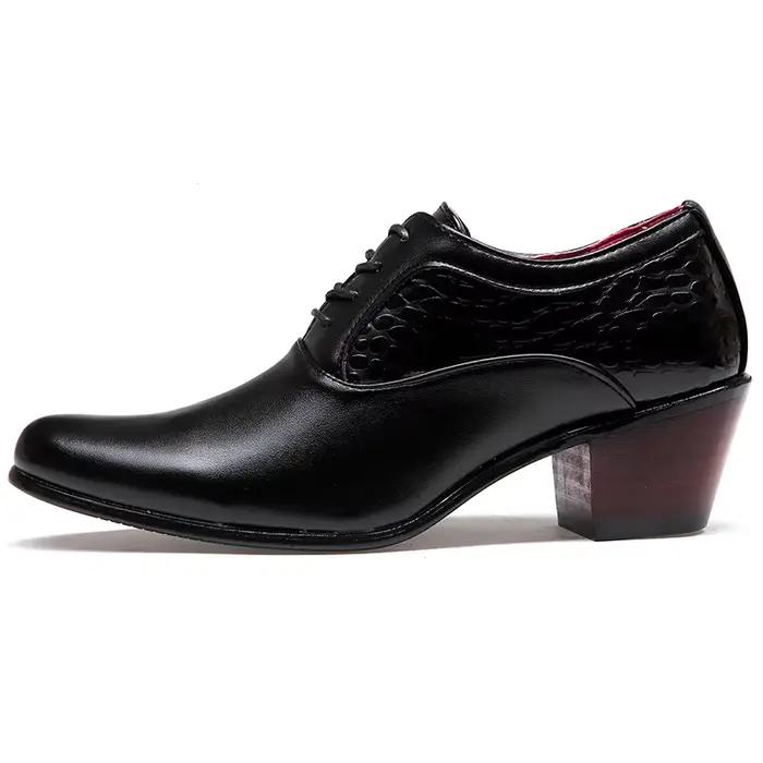 Chaussures Habillées Formelles Pointues pour Hommes Cuir Élégant Bureau et Occasions Spéciales