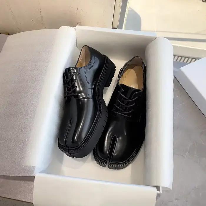 Chaussures de cheval bout rond mocassins homme printemps automne décontractées cuir verni tabi coréennes ocassions spéciales