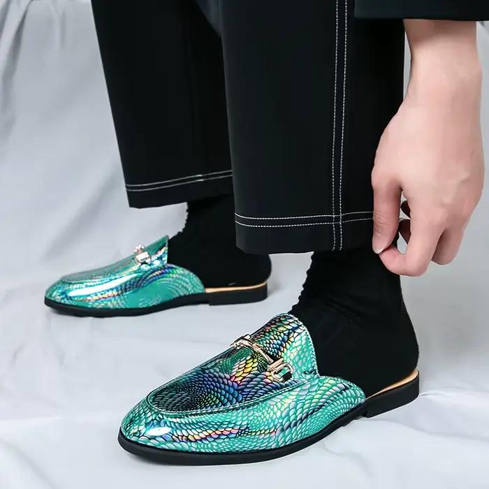 Mocassins décontractés pour homme en cuir fendu, mocassins sociaux respirants et imperméables, idéaux pour printemps automne, occassions décontractées