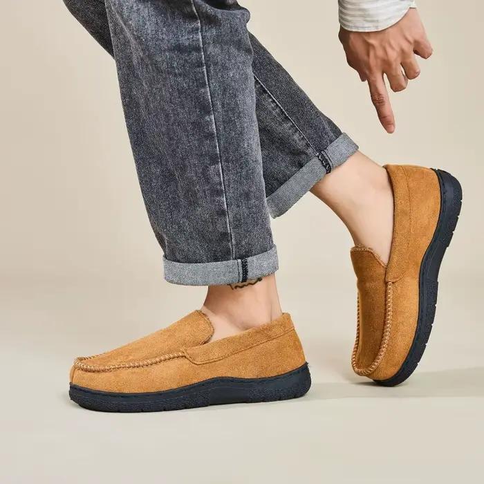Mocassins chauds et moelleux pour hommes