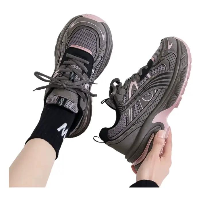 Chaussures de sport décontractées Printemps 2025 à semelle épaisse