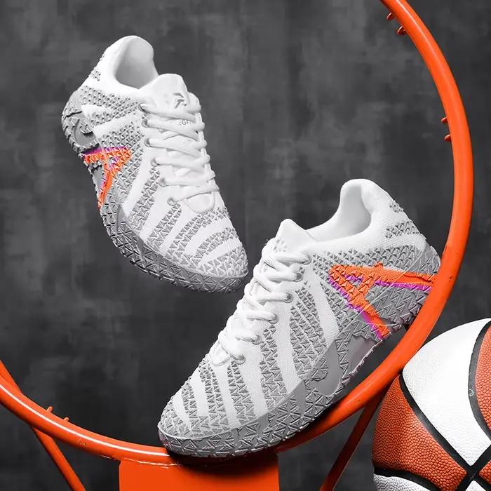 Chaussures de basket-ball Womy en tissu coton respirant pour homme et femme, ajustement parfait, confort et performance pour les joueurs avancés