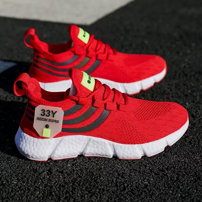 Chaussures de sport BIG RUNNING en maille aérée pour hommes, baskets légères pour l'été, sport, tennis et loisirs