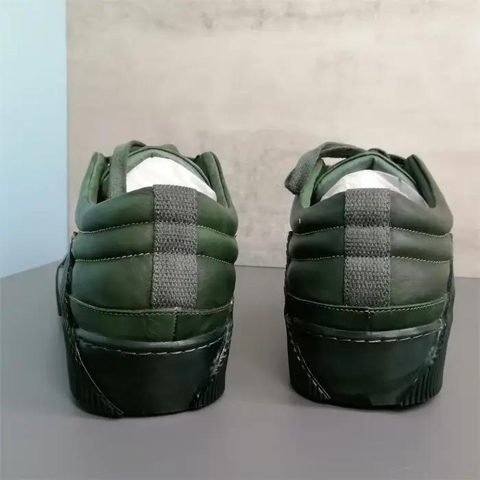 Chaussures à lacets en cuir véritable pour hommes – Oxfords décontractés classiques à semelle plate, baskets tendance de Style européen pour hommes