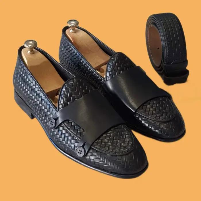 Mocassins d'affaires en cuir PU pour hommes