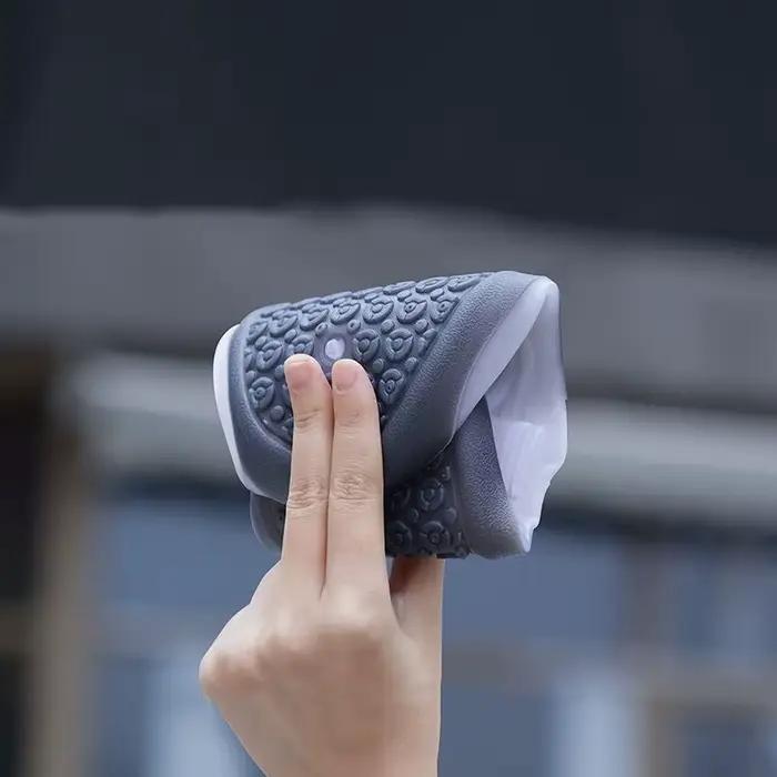 Couvre-chaussures imperméables en polyester solides pour homme et femme anti-dérapants et étanches pour protection de chaussures de pluie occaions quotidiennes et événements