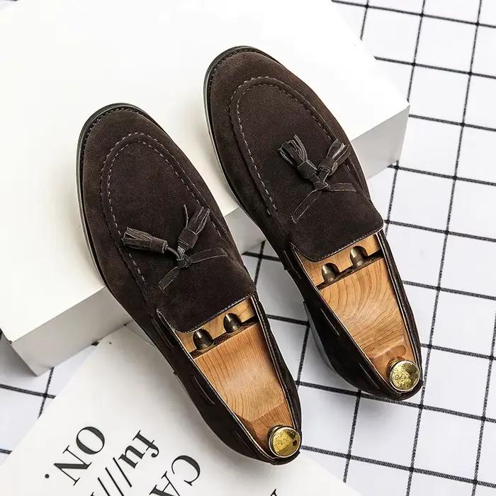 Mocassins en cuir pour hommes