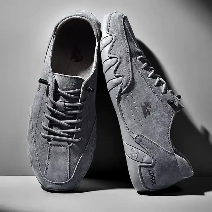 Chaussures décontractées en cuir pour hommes
