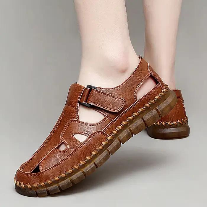 Sandales pour hommes confortables chaussures d'été respirantes