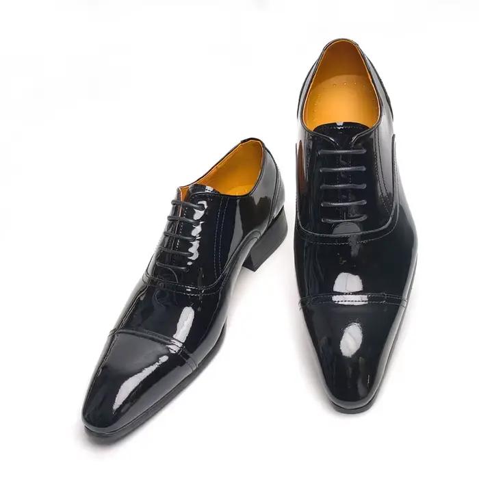 ChimMen-Chaussures en cuir Danse etées faites à la main