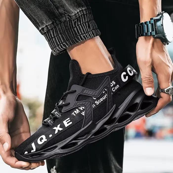 Baskets de course légères pour hommes chaussures de sport classiques en maille respirante mocassins décontractés modernes pour homme printemps automne