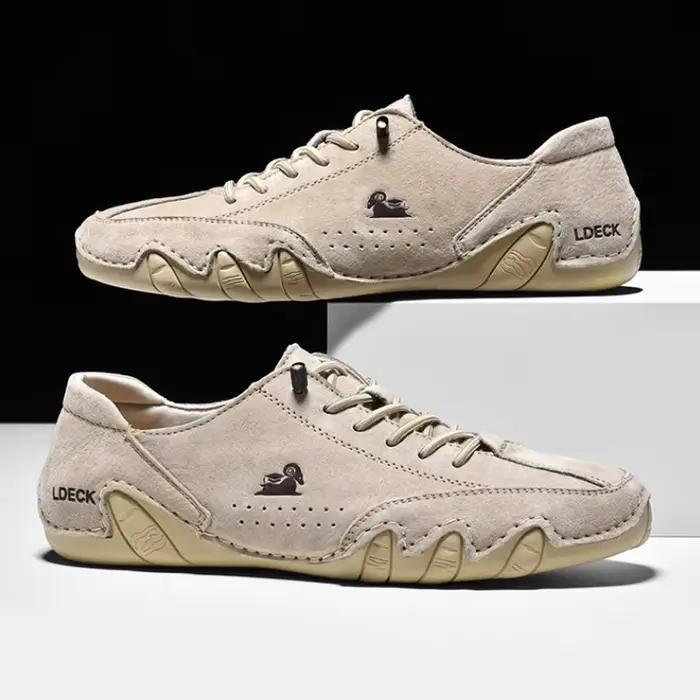 Chaussures décontractées en cuir pour hommes
