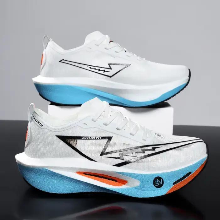 Chaussures de course Marathon homme semelle carbone respirantes légères et confortables pour sport printemps automne
