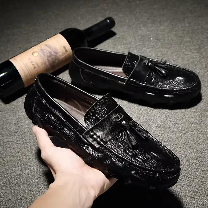 Mocassins de luxe pour hommes chaussures décontractées