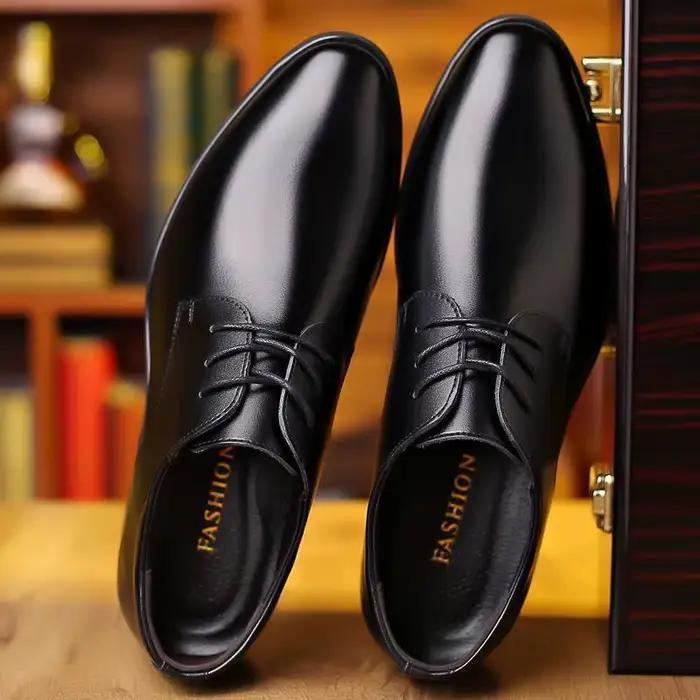 Chaussures pour hommes de Style britannique garçons d'honneur meilleur homme mariage affaires décontracté fond souple