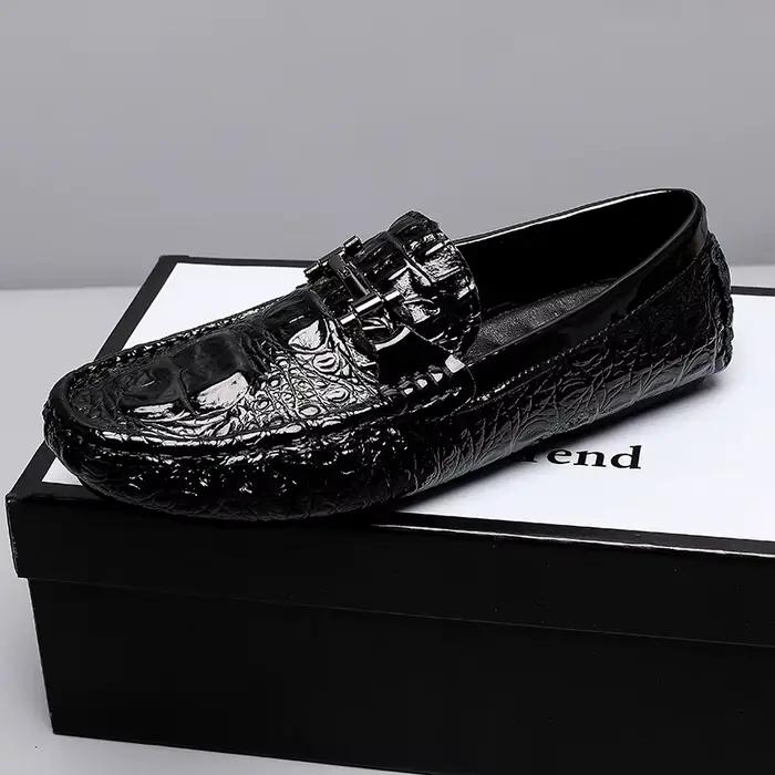 Mocassins en cuir pour hommes