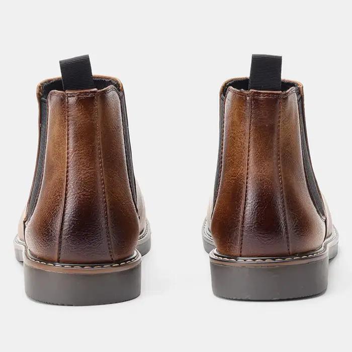 Bottes Chelsea pour Hommes Style Concis Marque Hecrafted Pour Hommes Occasions Spéciales Printemps Automne Confort Durabilité