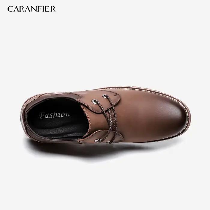 CARANFIER 2019 nouvelle mode italienne hommes chaussures classique homme en cuir Clarks mâle Oxfords concepteur