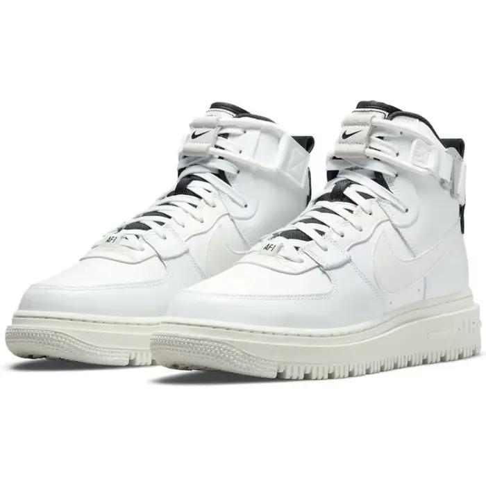 Nike Air Force 1 Utility 2.0 High Cool Street Chaussures de skateboard pour femme semelle épaisse antidérapante polyestère et cuir classiques usure résistance confort urbain