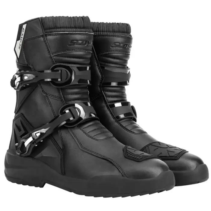 Bottes De Motocross imperméables Botas De Moto Anti-chute Botas Moto Hombre chaussures De Moto bottes d'équitation