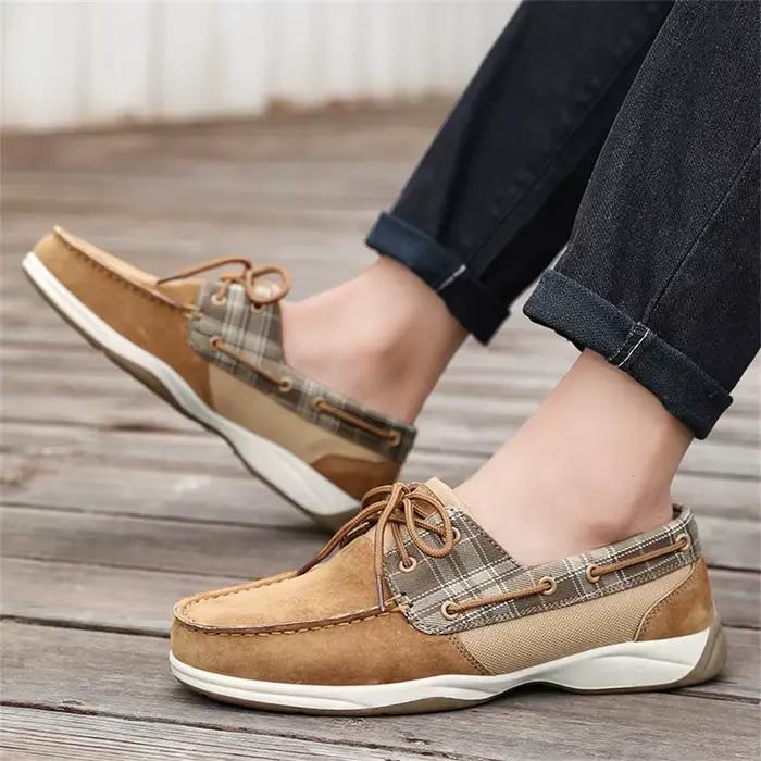 Mocassins bateau WQT en PU de qualité supérieure pour hommes grandes tailles décontractés occassions estivales et formelles