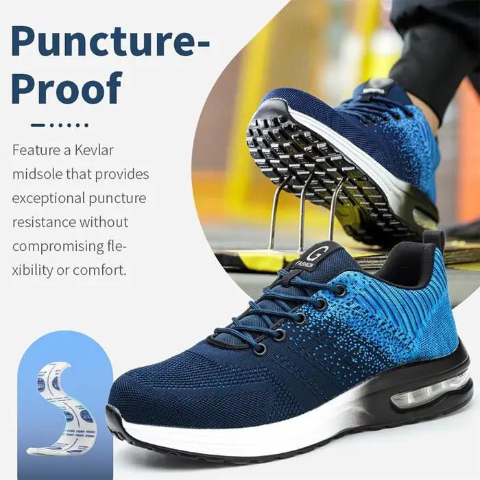 Chaussures de travail à bout en acier pour hommes et femmes