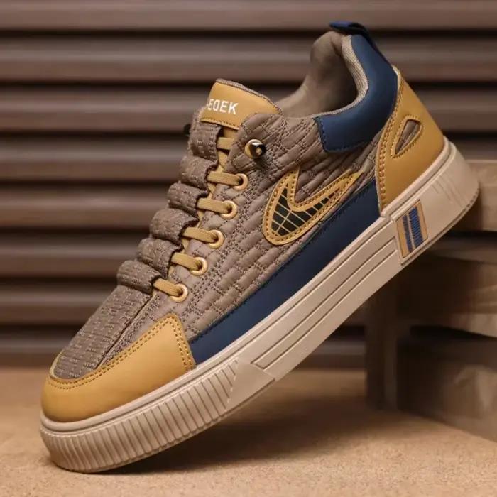 Sport décontracté hommes chaussures Design De mode baskets homme plate-forme confortable hommes chaussures De Sport baskets plates Zapatos De Hombre