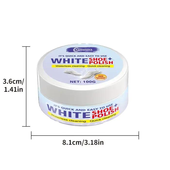 Crème d'entretien pour chaussures blanches