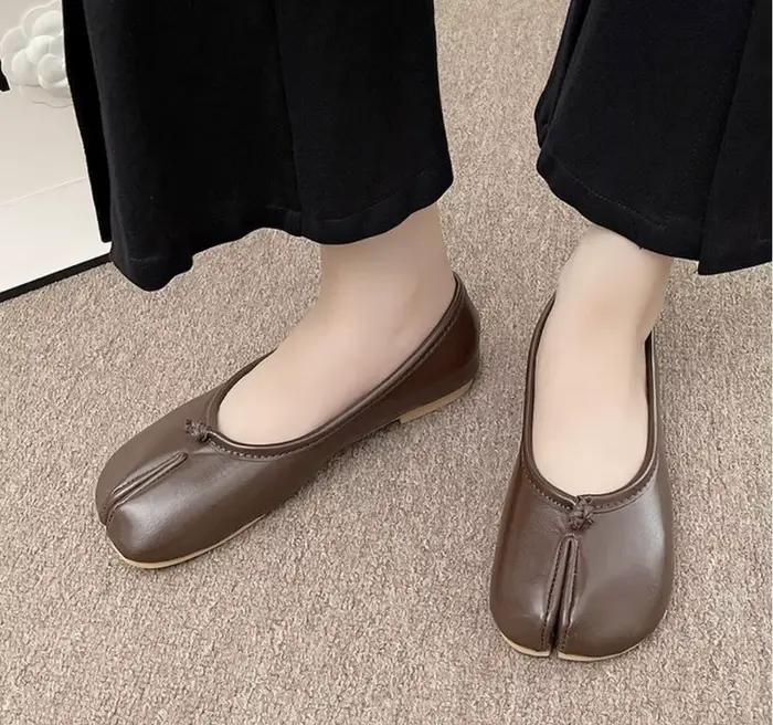 Chaussures Tabi Ninja de style japonais pour femme