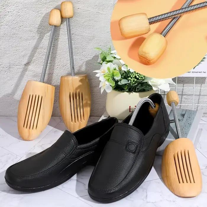 2 ou 4 paires de formes à chaussures en bois pour hommes et femmes, avec support interne, anti-déformation, anti-plis et maintien de la forme
