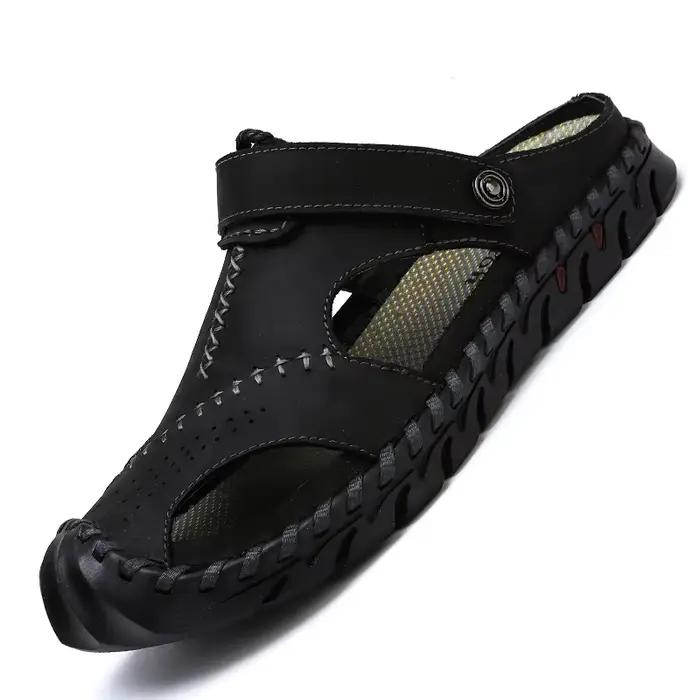 Sandales d'été en cuir pour hommes