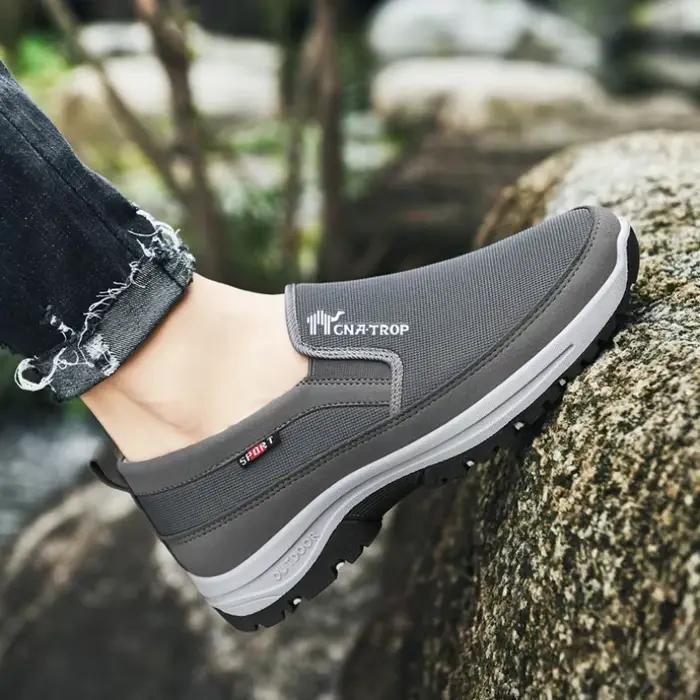 Mocassins pour hommes, baskets en maille respirante