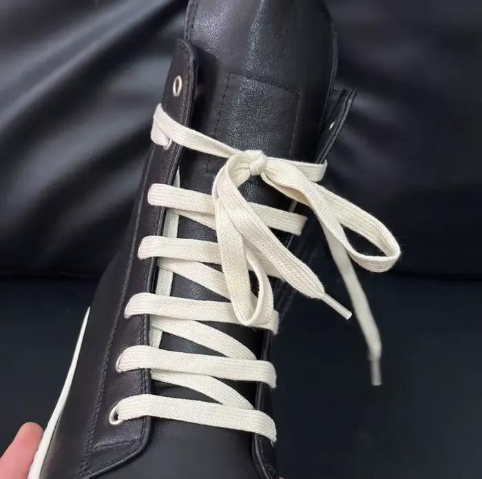 R-o génieux cuir noir haut chaussure de luxe qualité hommes bottes fermeture éclair femmes Sneaker chaussures décontractées Design classique bottine