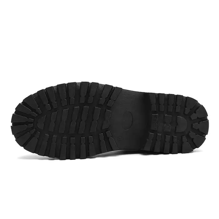 Chaussures décontractées pour hommes bottines classiques à talons bas bottes courtes mi haut marche conduite